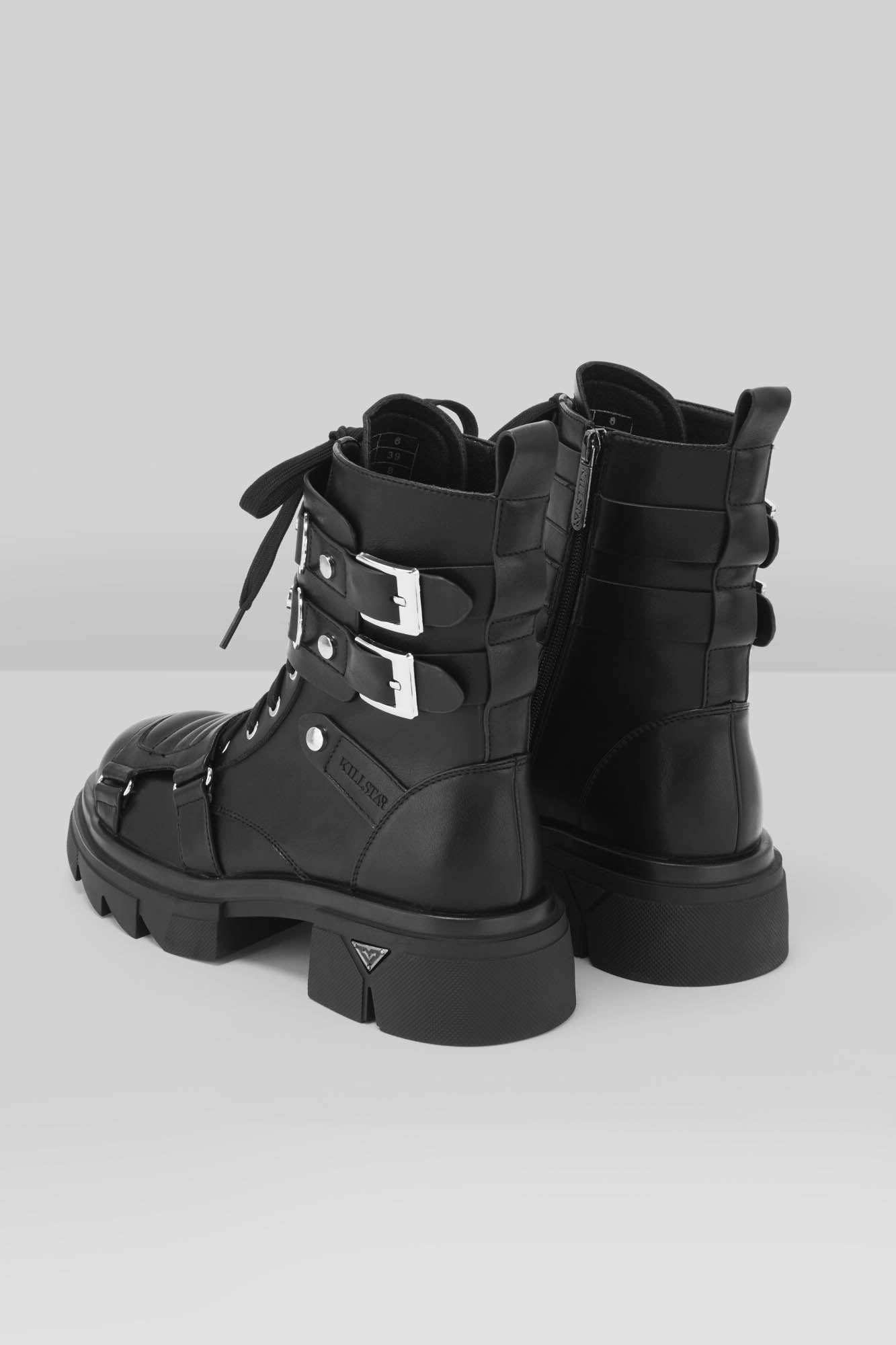 Pull Tab Mud Resistant Mountain Hike Dark Machine Boots