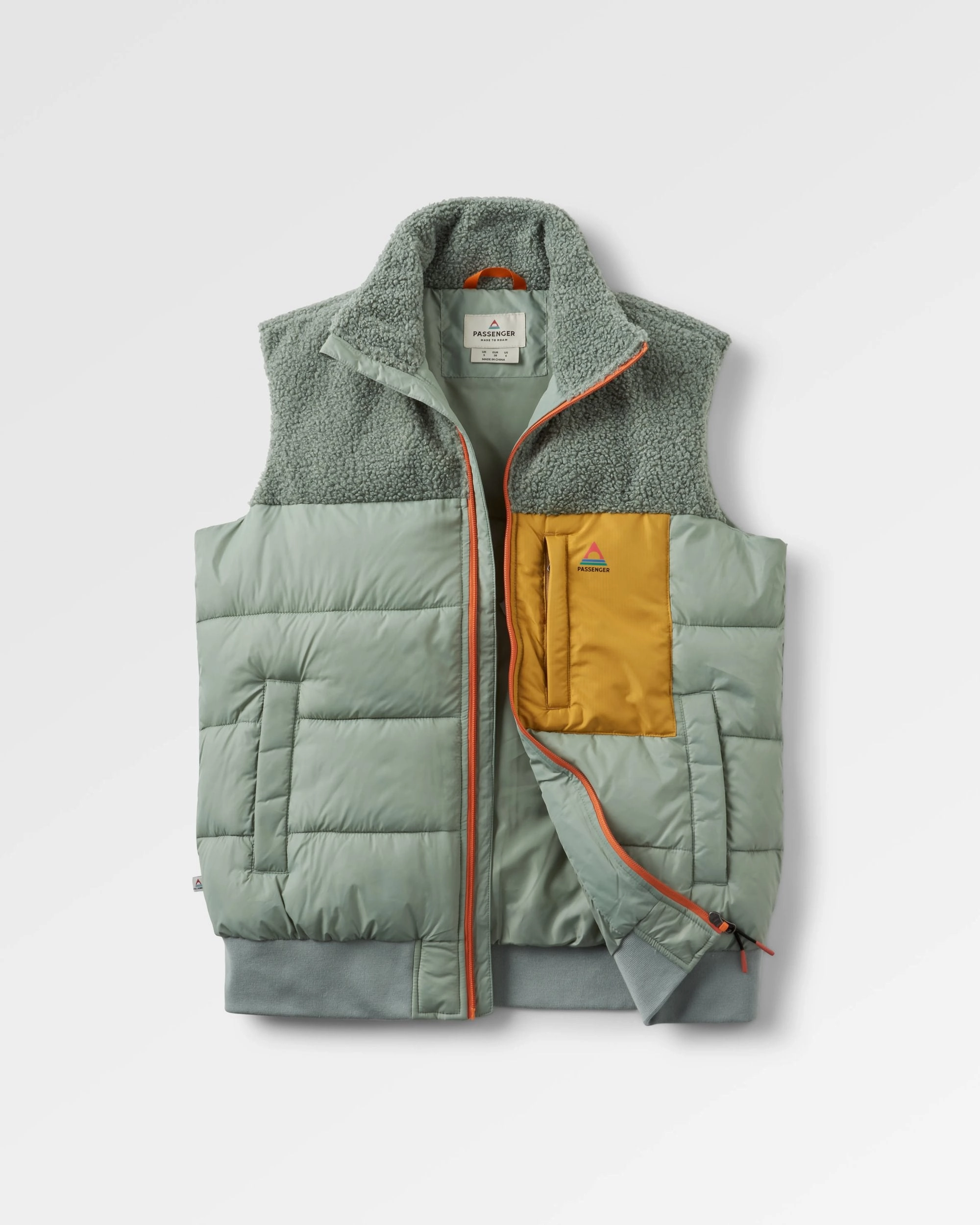 Inspire Recycled Insulated Gilet - Pistachio Refined Casual Windbreaker Style