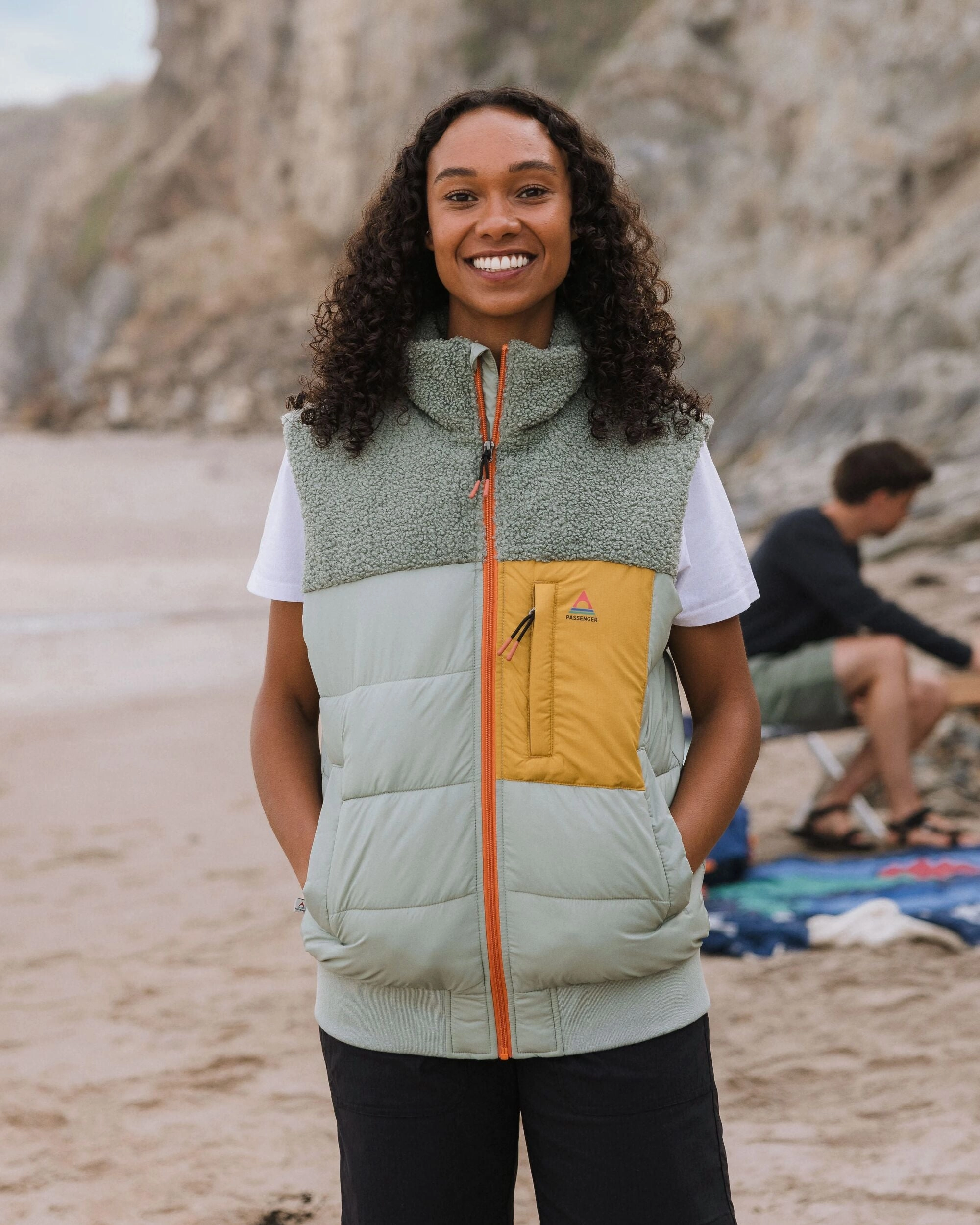 Plaid Design Inspire Recycled Insulated Gilet - Pistachio