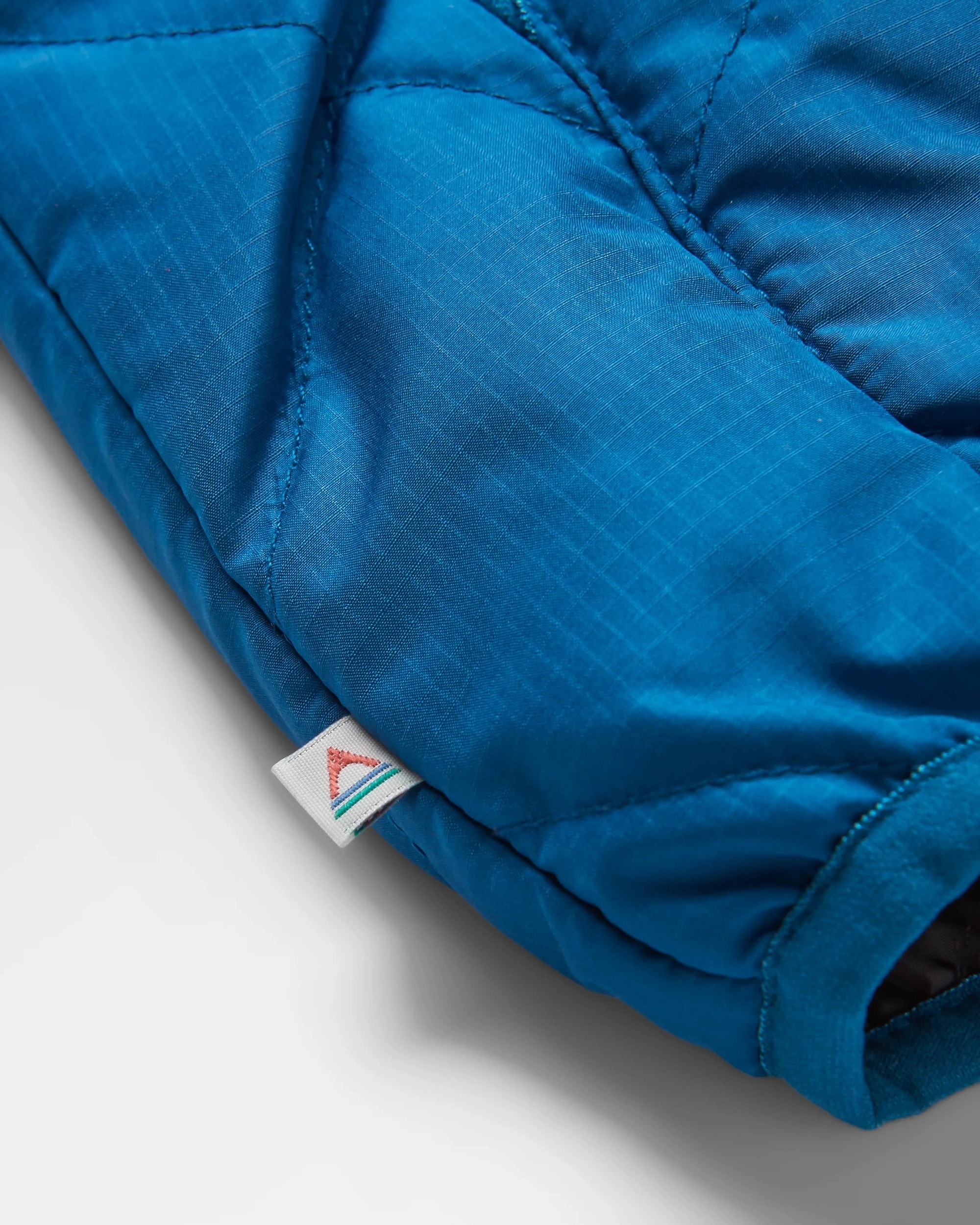 Soft Interior Brushing Dylan Recycled Insulated Full Zip Jacket - Tidal Blue
