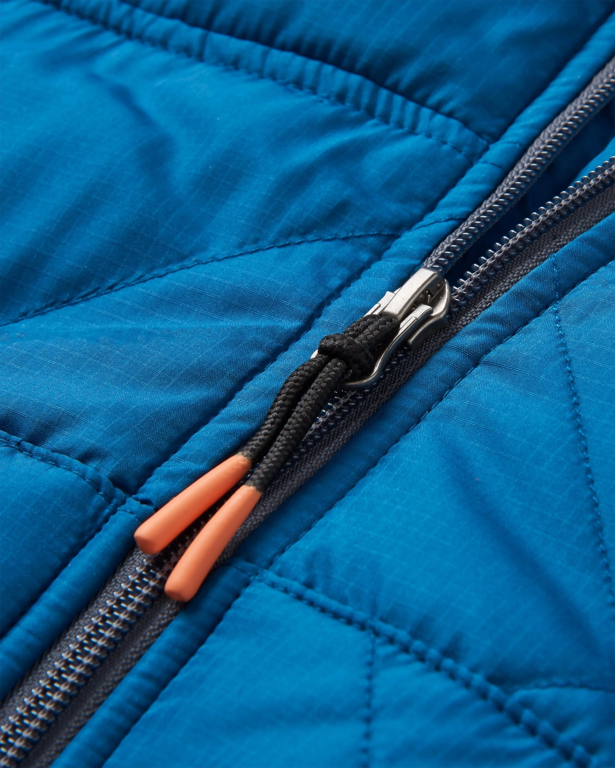 Stretch Cloth Adjustable Cuffs Dylan Recycled Insulated Full Zip Jacket - Tidal Blue