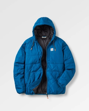 Dylan Recycled Insulated Full Zip Jacket - Tidal Blue Outdoor Trip Seamless Edge Finishing