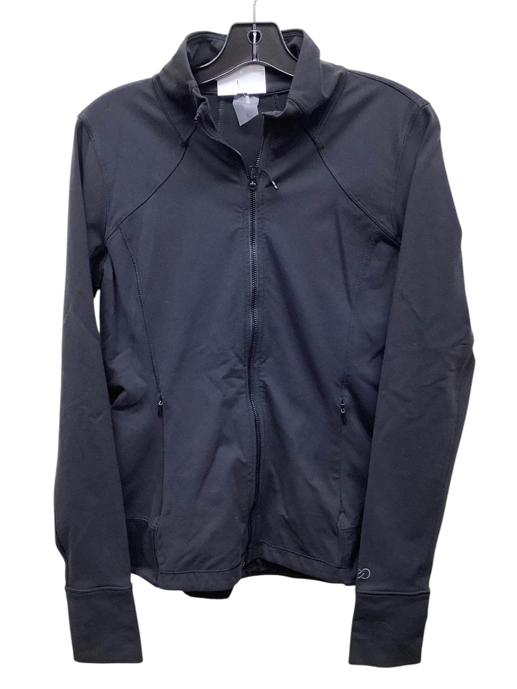 Athletic Jacket By Calia In Black, Size: L Casual Fit Layer