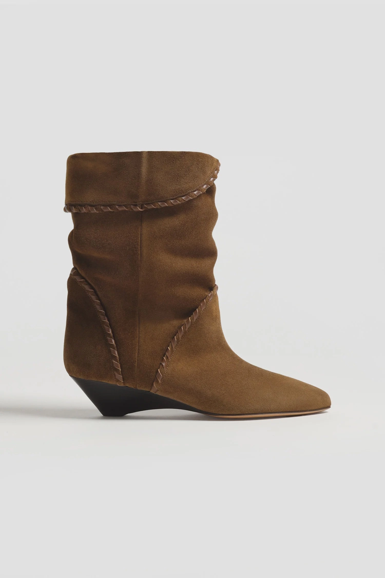 Thermal Core Functional Minimalist Protective Layer Isabel Marant Edoa Boots in Light Bronze