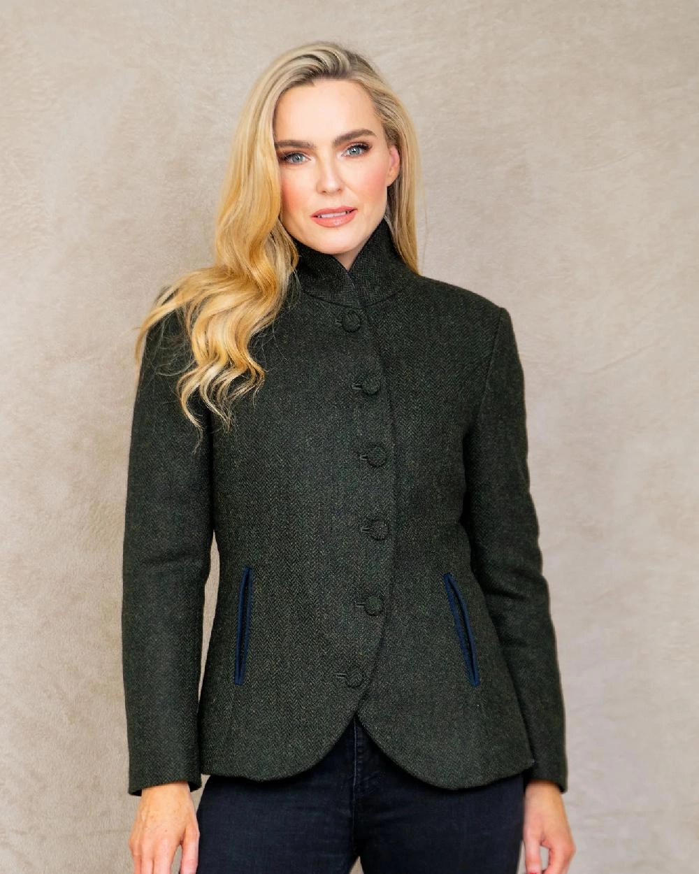 Flexible Shoulder Design Jack Murphy Nicole Ladies Tweed Jacket