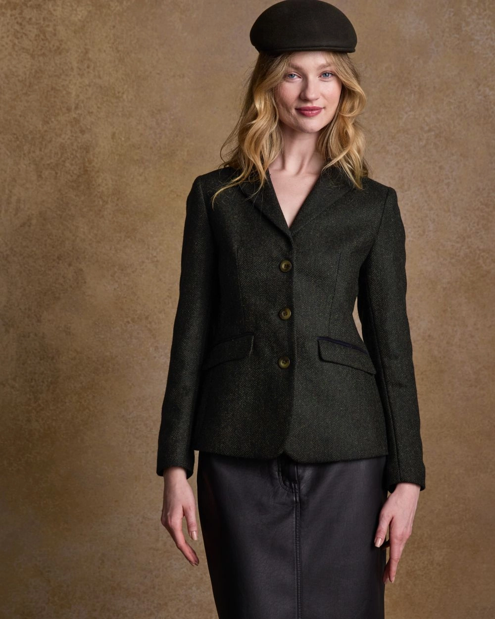 Flexible Articulated Elbows Jack Murphy Womens Tara Tweed Hacking Jacket