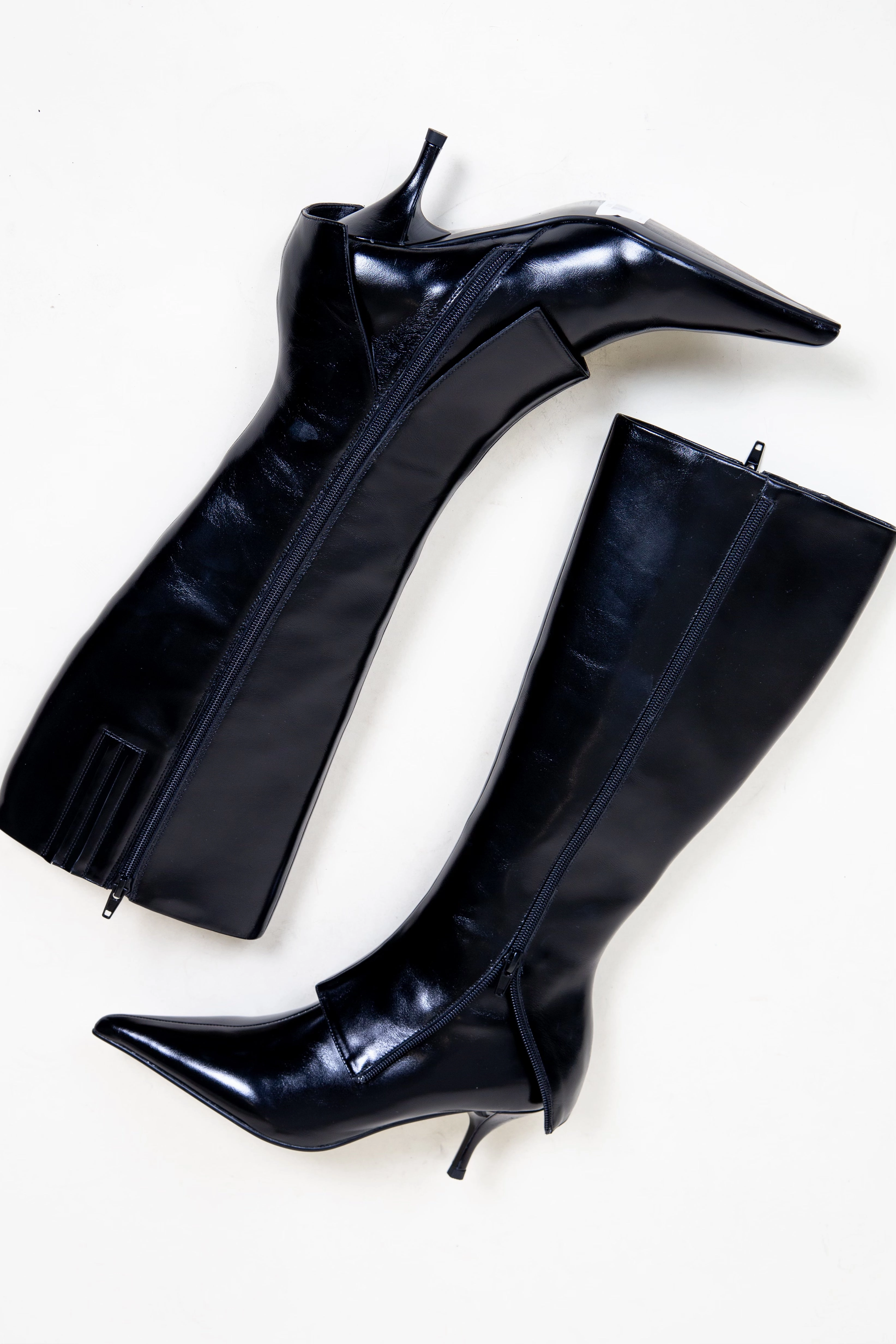 quick dry JEFFREY CAMPBELL | Cover Tall Zipped Boot - Black