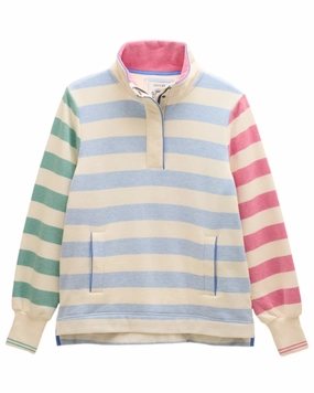 bathroom Zipped Joules Burnham Funnel Neck Quarter Zip Sweatshirt