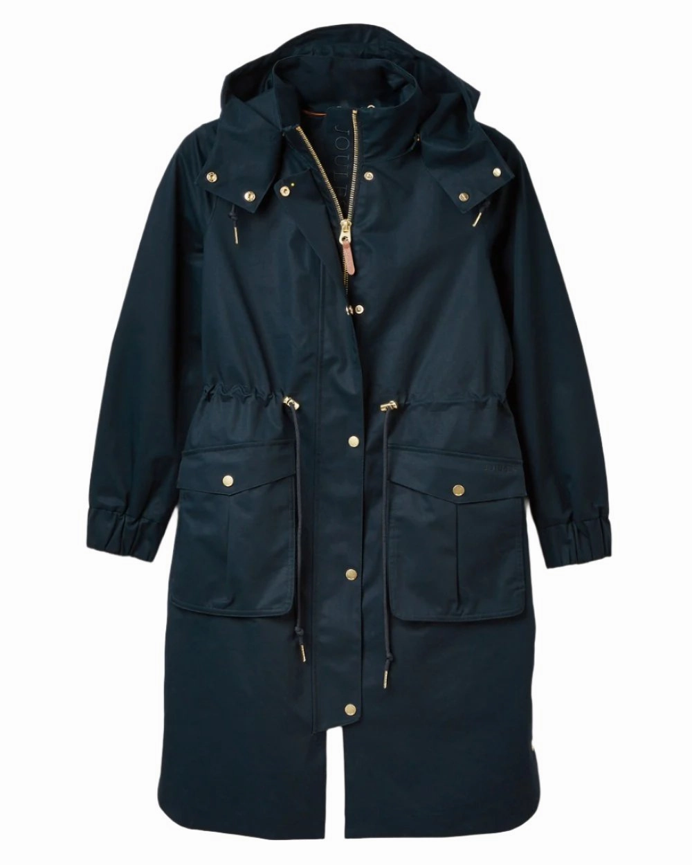 Joules Harpsden Waterproof Long Raincoat With Hood Fall Outfit