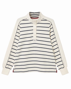 Joules Southwold Button Down Striped Sweatshirt Belted Work related