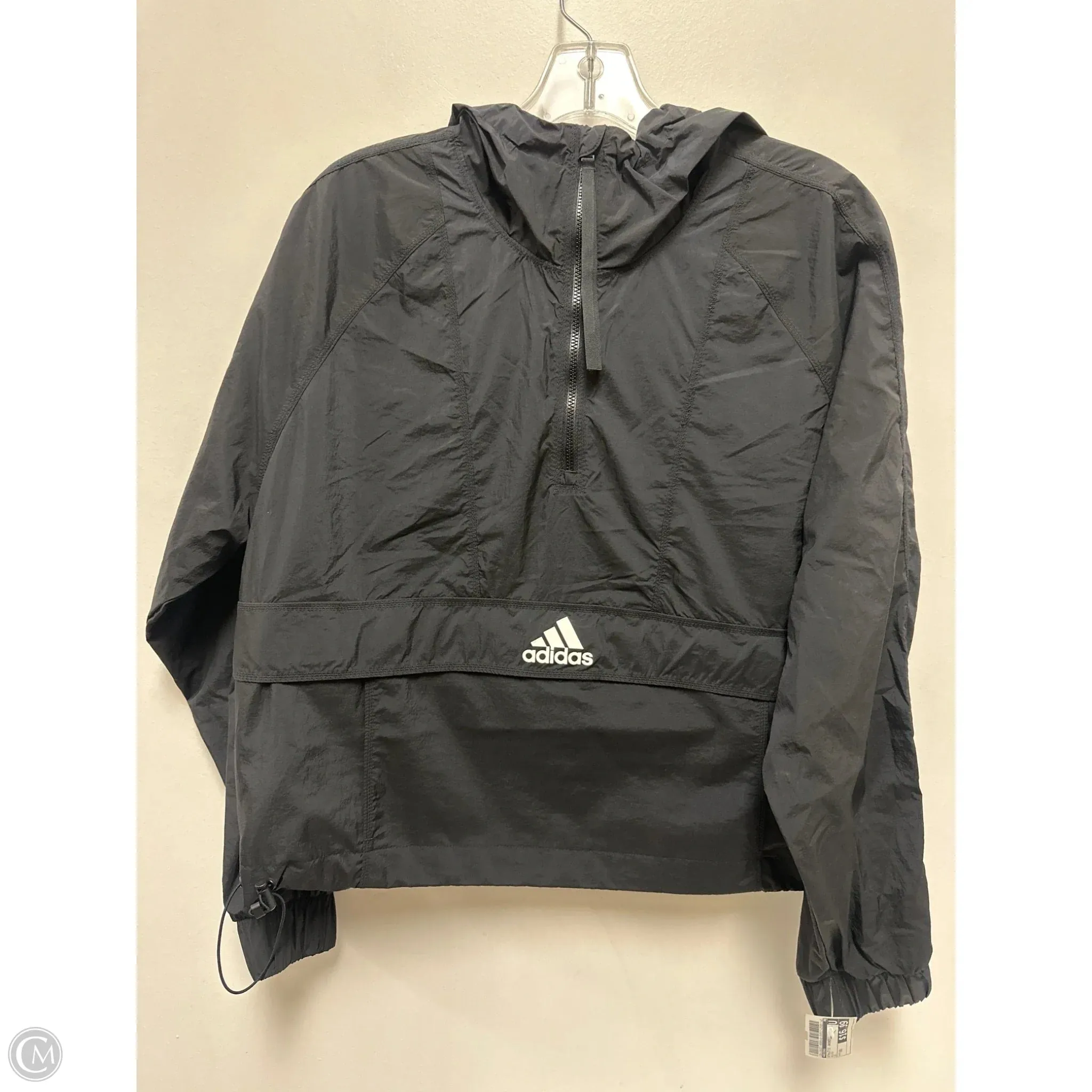 Durable Design Athletic Jacket By Adidas In Black, Size: Xs