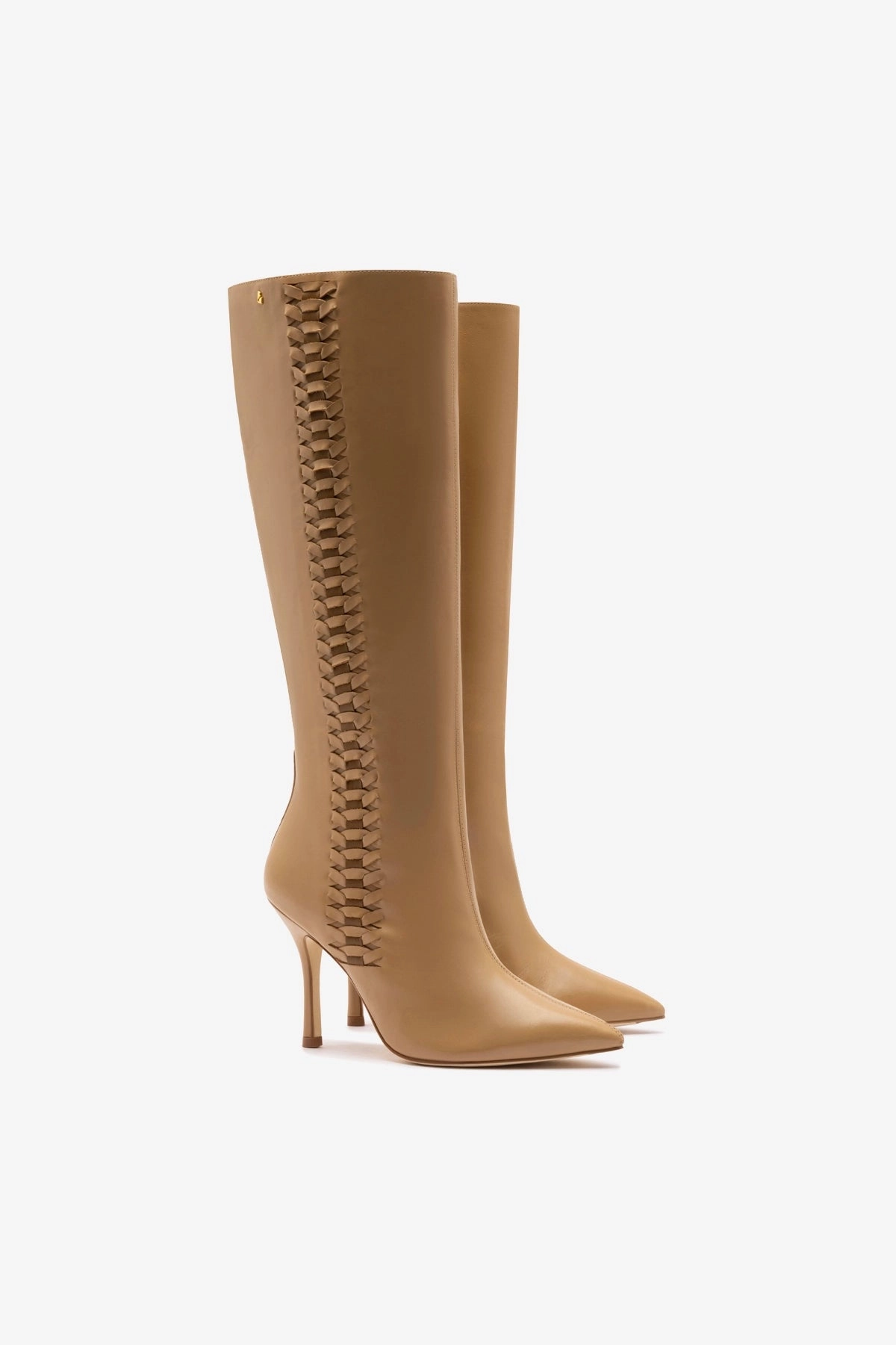 Kate Boot In Peanut Leather Calm Flow