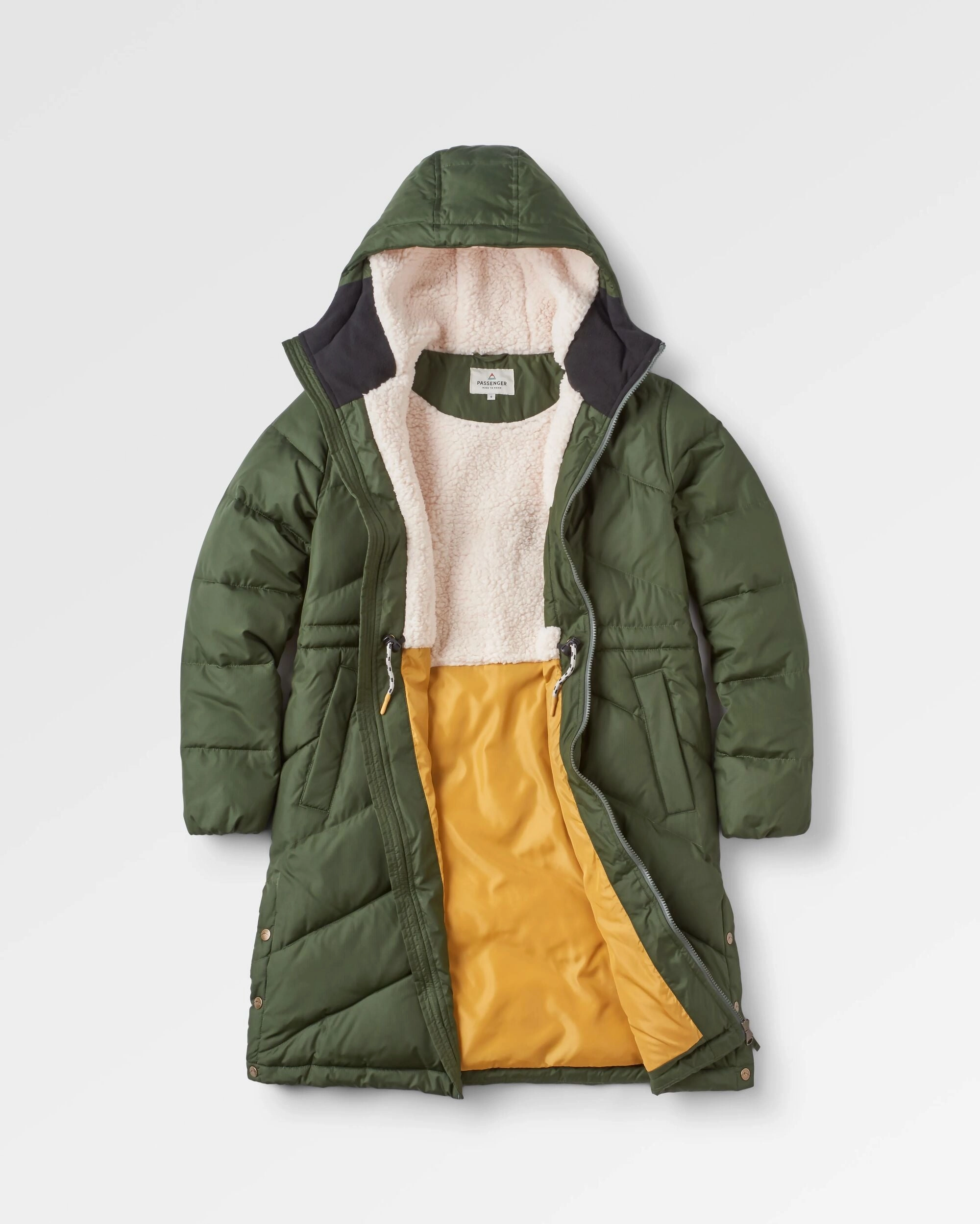 Reinforced Zippers understated look Kinsey Recycled Jacket - Fir Tree