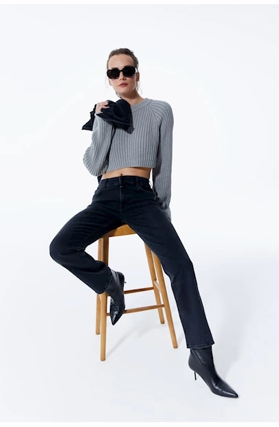 Compact Fit Kylie - Pant - Black Vintage - L32