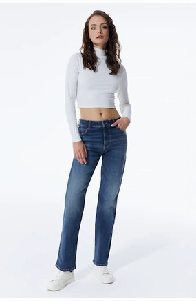 OdorResistant Kylie - Pant - Dark Blue Denim - L30