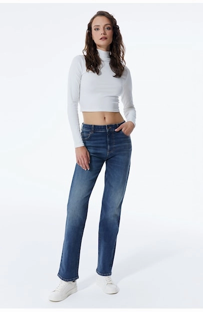 OdorResistant Kylie - Pant - Dark Blue Denim - L30
