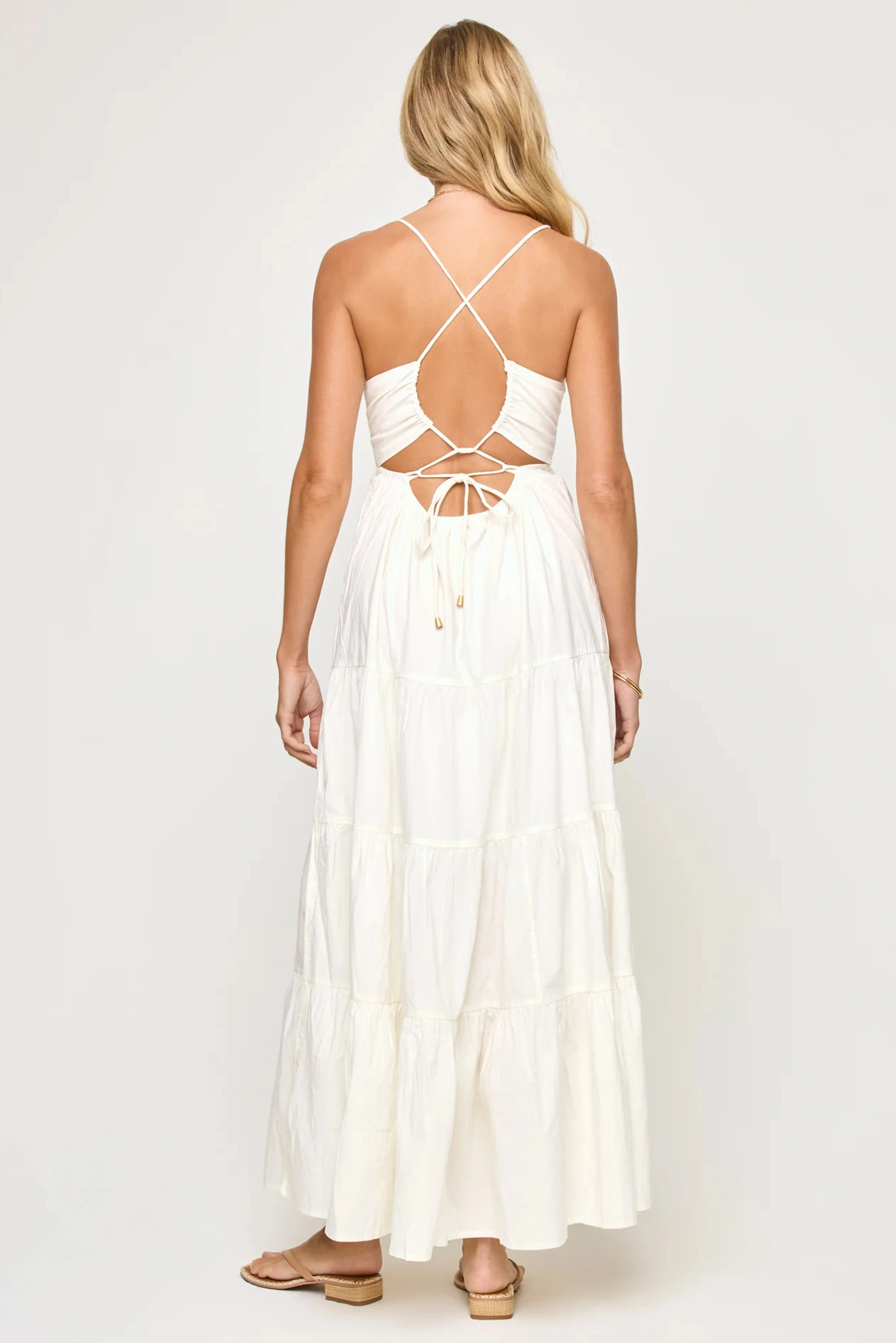sweet moment Trendy floral dress L*SPACE | Laina Dress - White