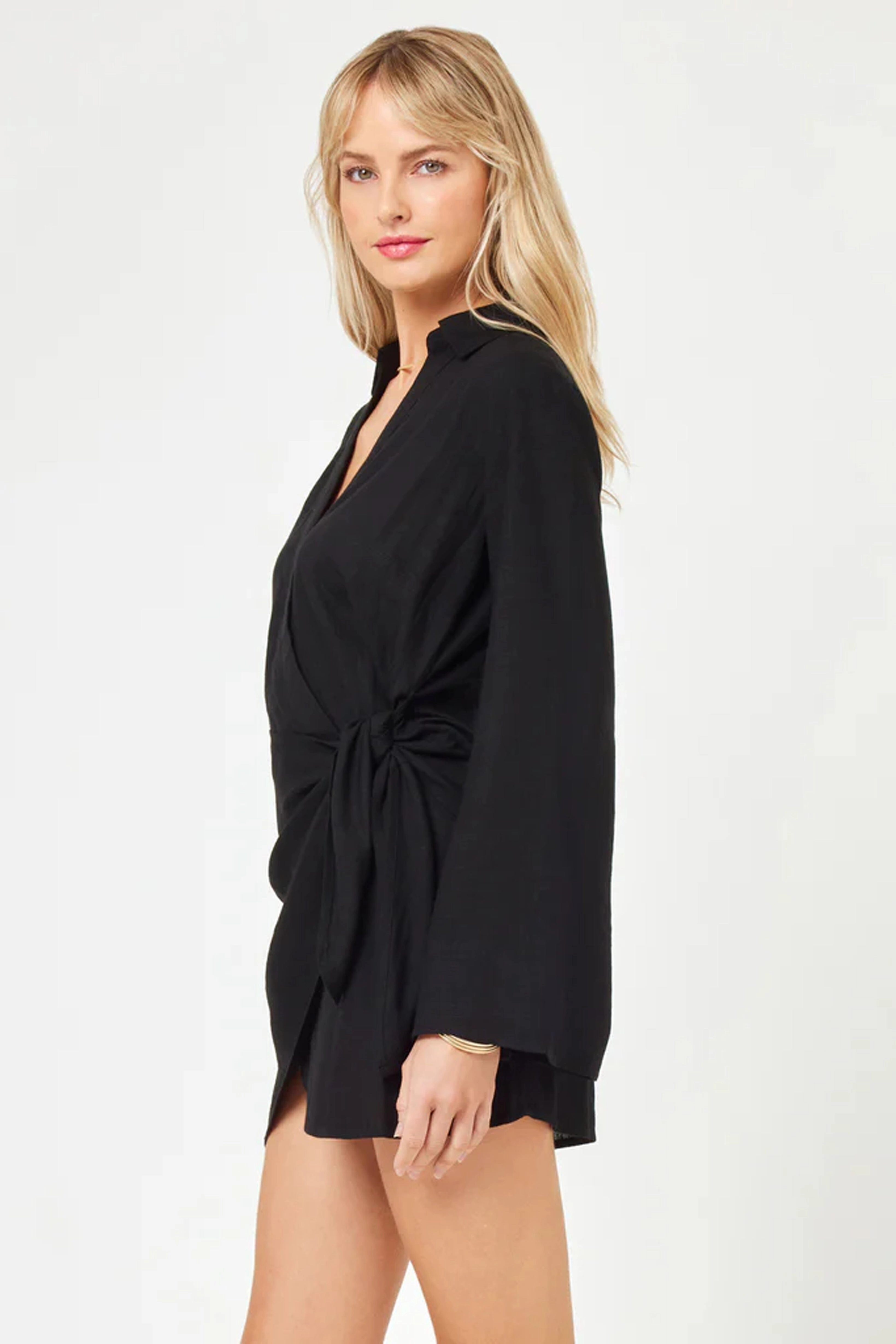 L*SPACE | Las Palmas Dress - Black Festival Mood Sunset Hour