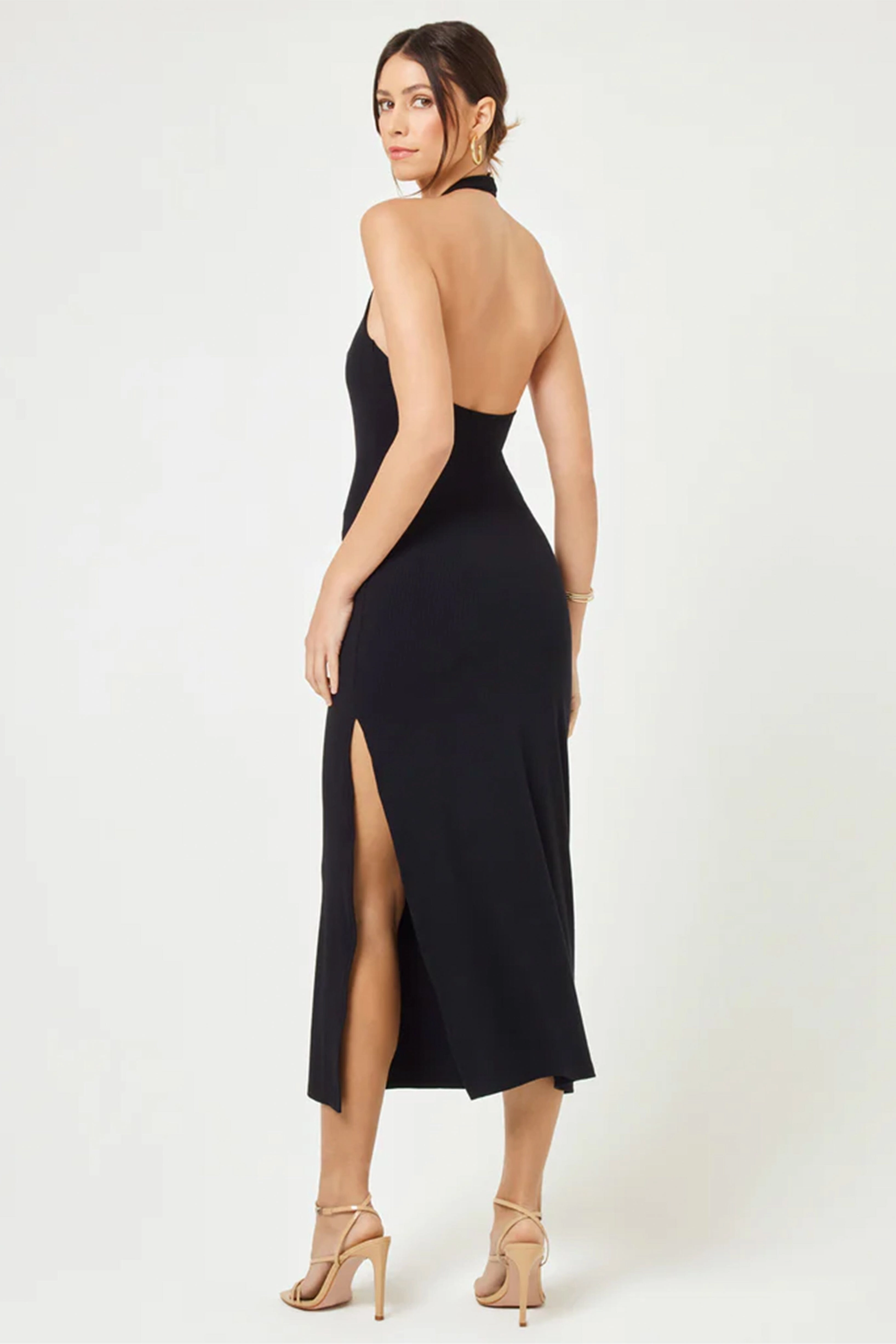 Tiered Skirt Music-Concert L SPACE | London Dress- Black