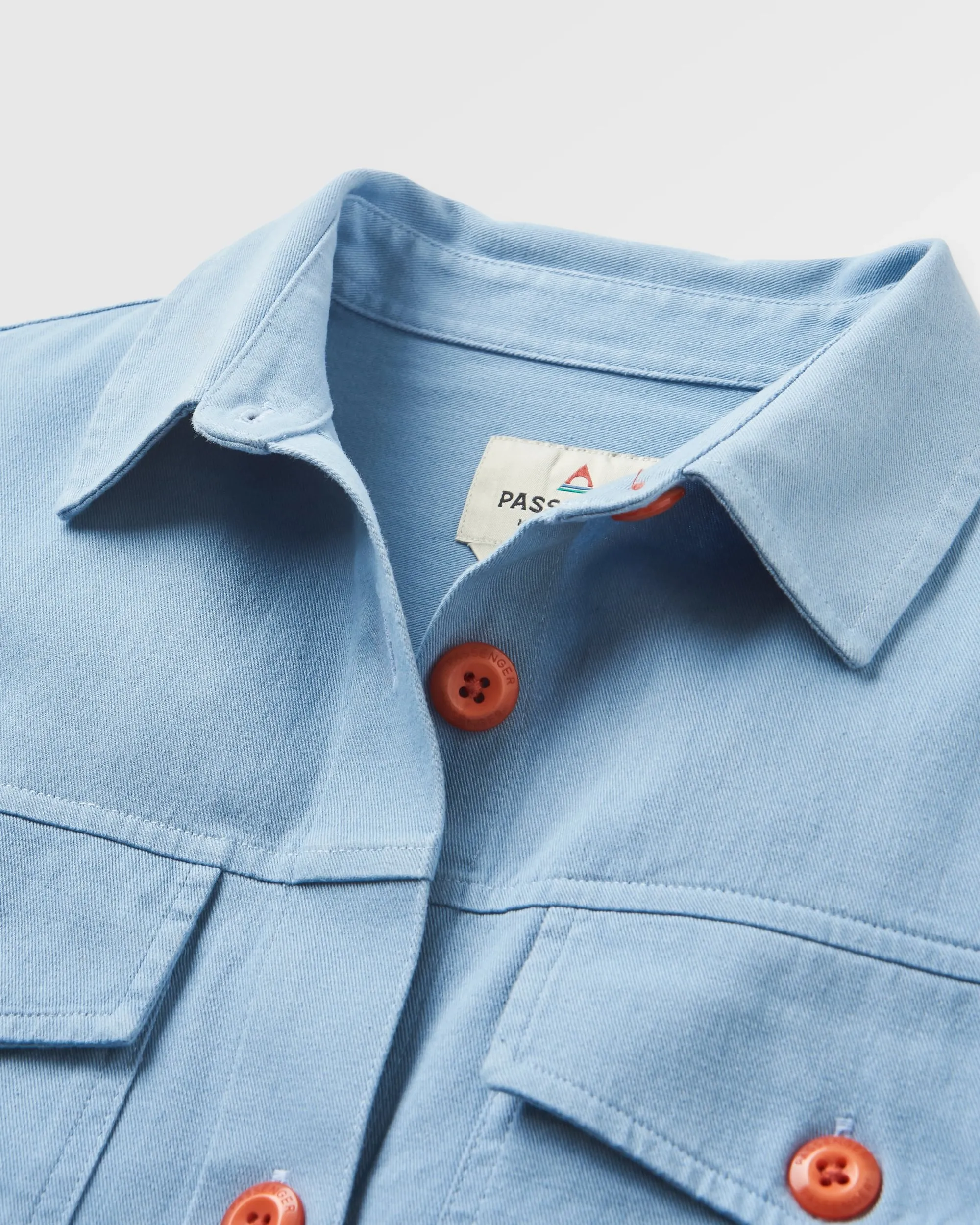 Breathable Material Stella Organic Cotton LS Shirt - Faded Denim