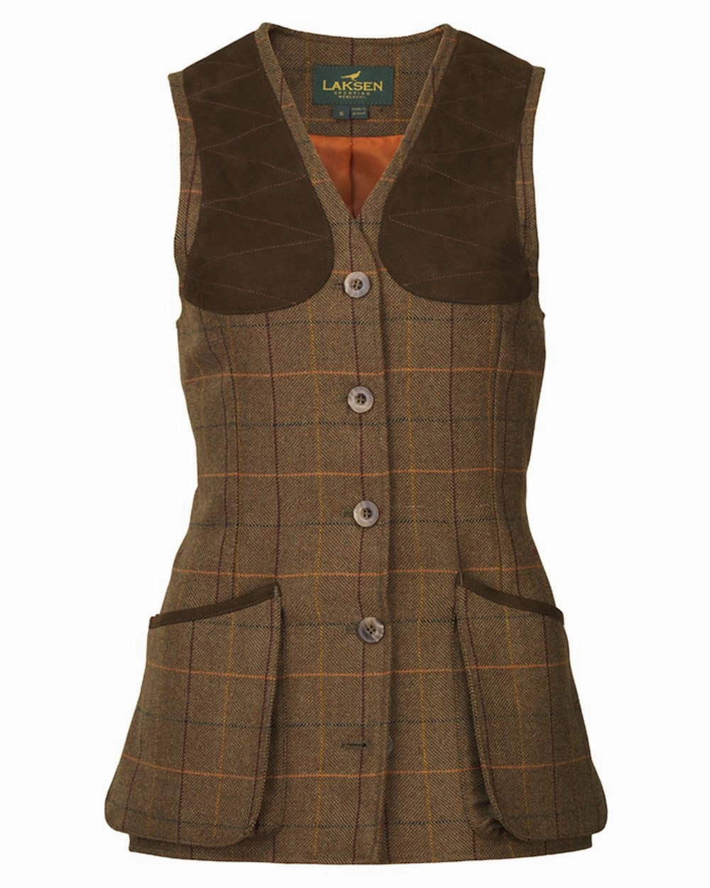 Laksen Cara Beauly Tweed Shooting Vest Easy Comfort