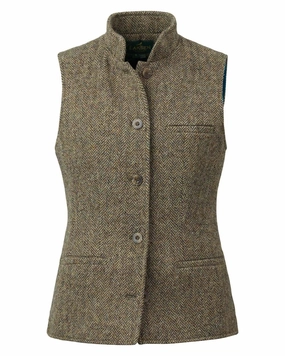 Noise Reduced Fastener System Laksen Hopnell Fife Tweed Vest