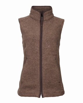 Laksen Pentland Ladies Fleece Vest UV Resistant Finish Faux Fur Collar