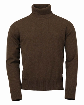 Compressed Stitch Laksen Trool Lambswool Rollneck Sweater