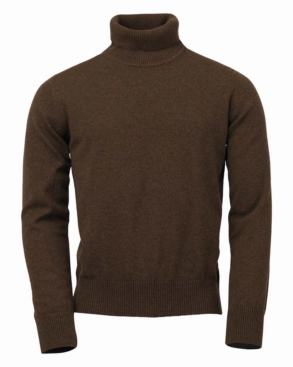 Laksen Trool Lambswool Rollneck Sweater GarmentDyed Finish Smooth Seam
