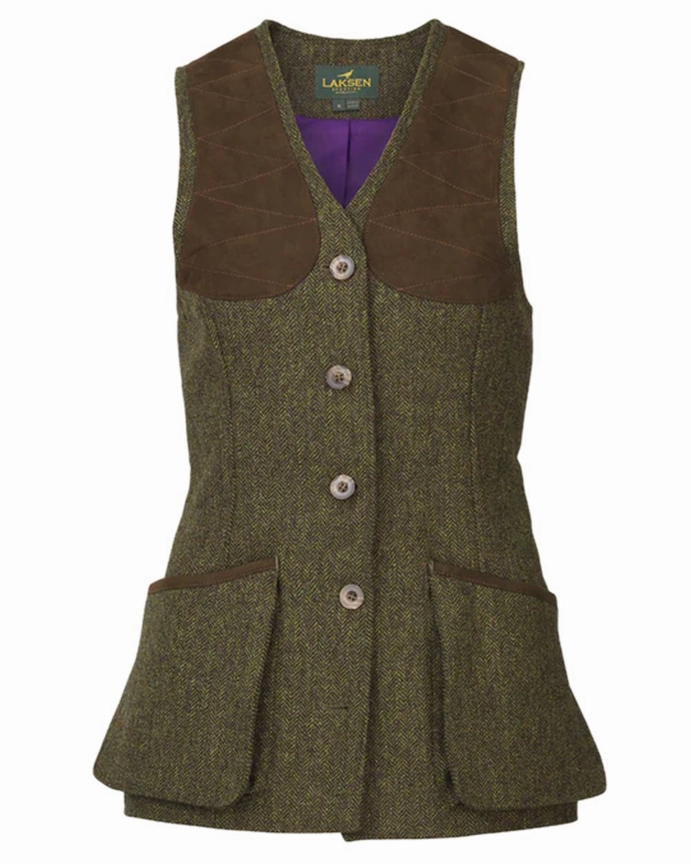 Glossy Finish Weatherproof Barrier Laksen Womens Dora Beauly Shooting Vest