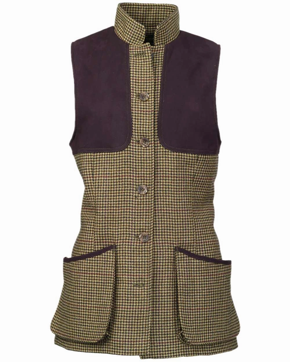 Laksen Womens Lily Pernith Tweed Shooting Vest Midweight Layer Office Wear