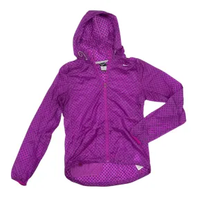 Athletic Jacket By Nike In Purple, Size:M Adjustable Hem