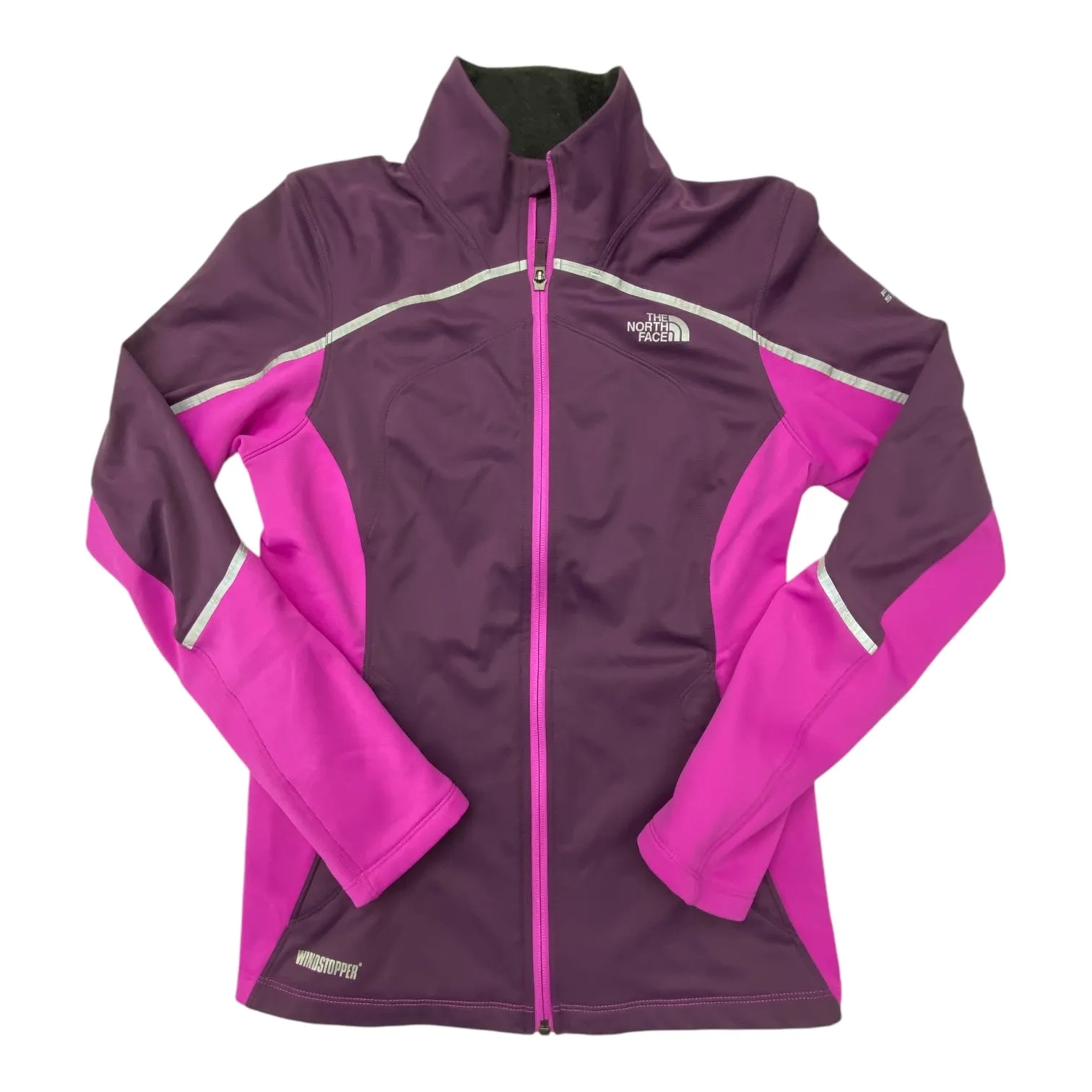 Odor Control Treatment Athletic Jacket By The North Face In Purple, Size: M