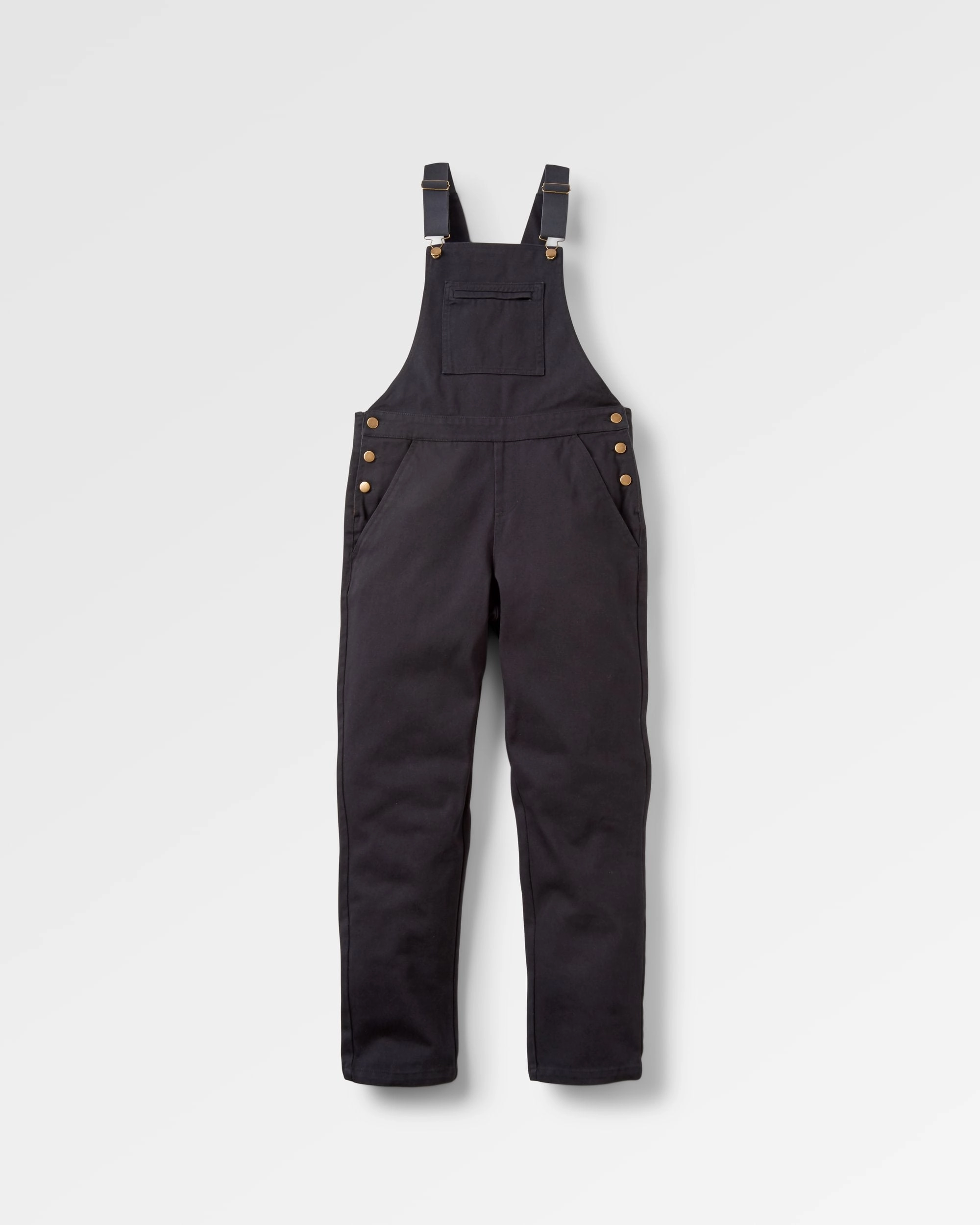 Shuffle Organic Cotton Dungarees - Black Chilly Comfort