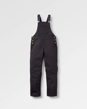 Shuffle Organic Cotton Dungarees - Black Chilly Comfort