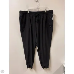 Lined interior Premium Quality Athletic Pants By Tek Gear In Black, Size: 2x