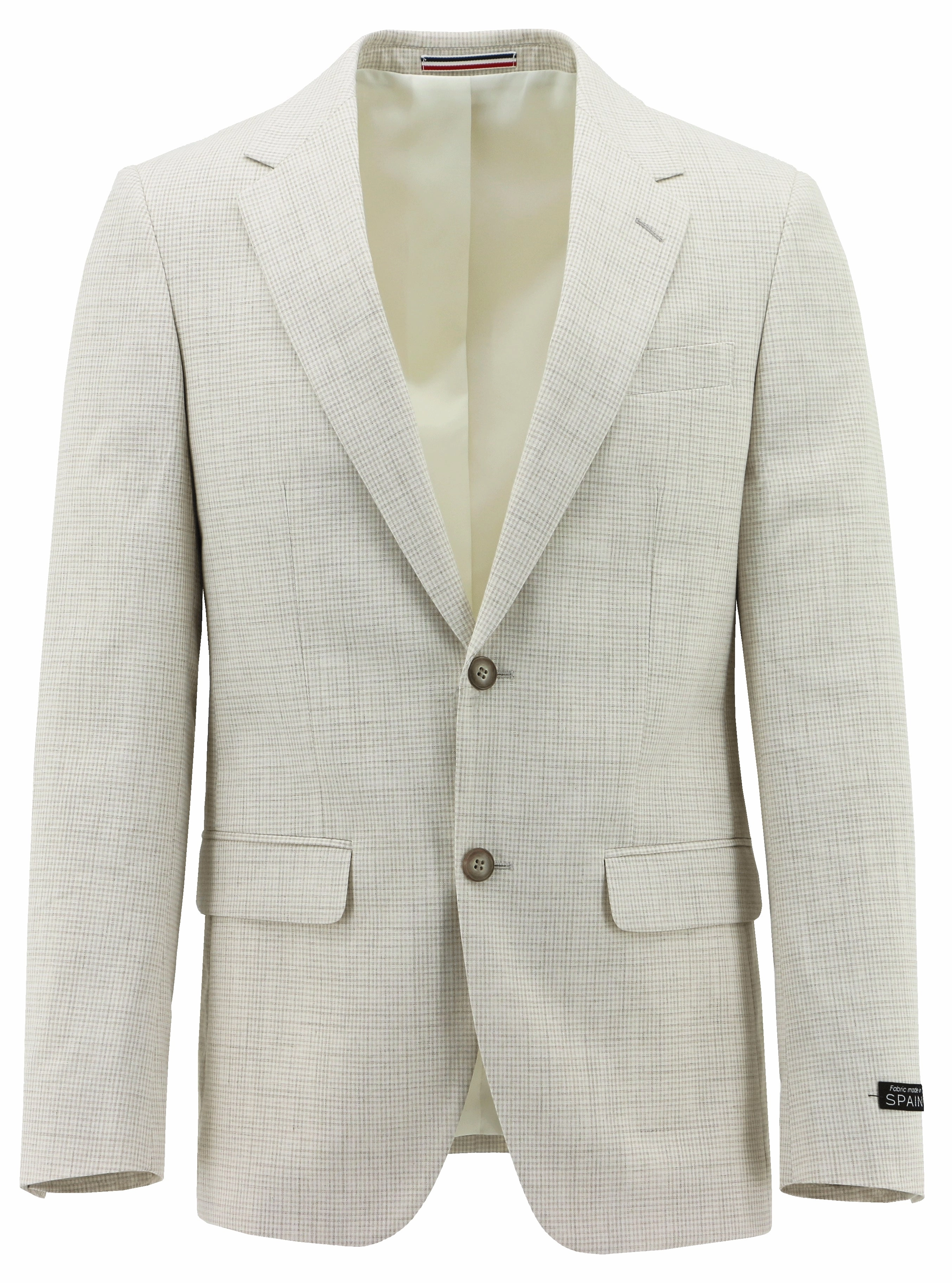 Cool Climate Clean Street Look Lazio Sand Cotton Blend Sports Jacket