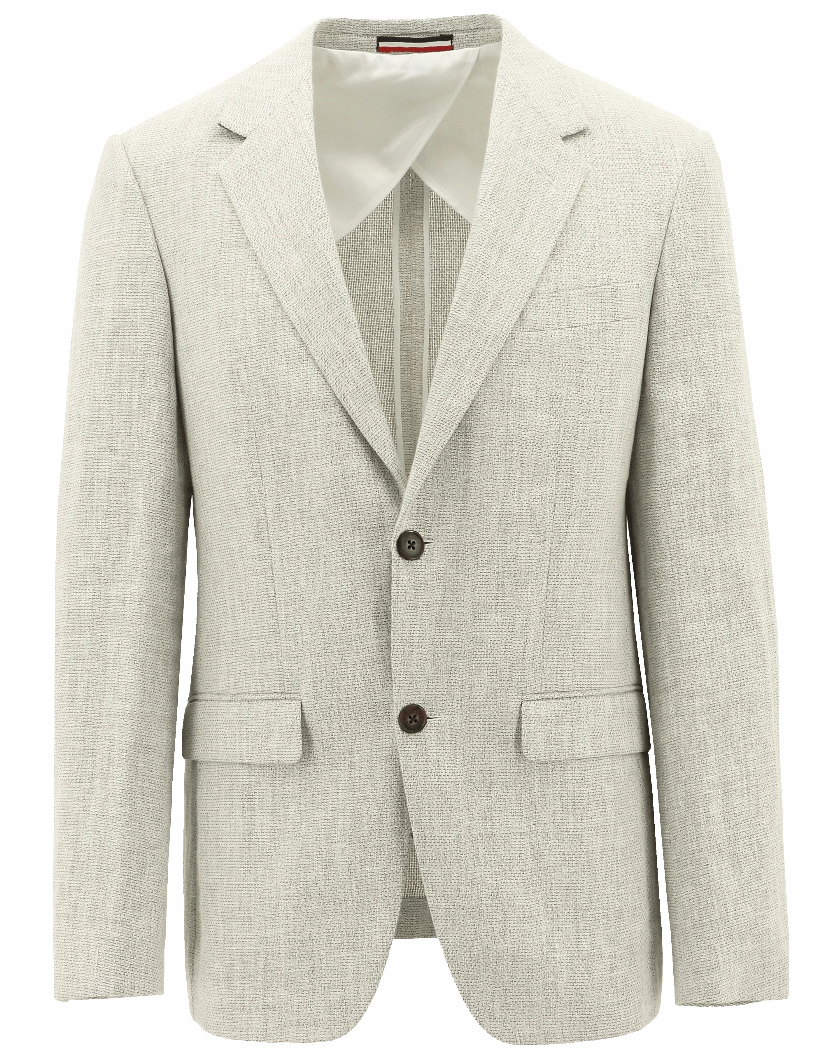 AntiPilling Finish Lazio Sand Linen Sports Jacket