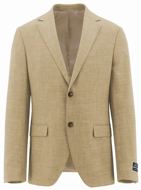 Lazio Yellow Linen Blend Sports Jacket Layer Friendly Shape Cold Day Look