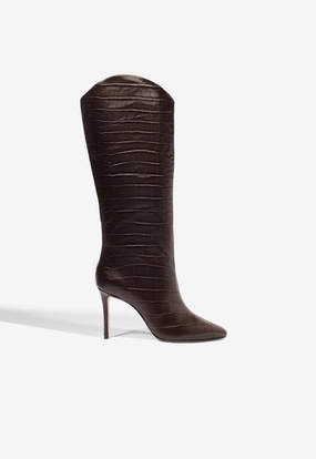 Maryana Croc Boot Easy Entry Wedge Sole