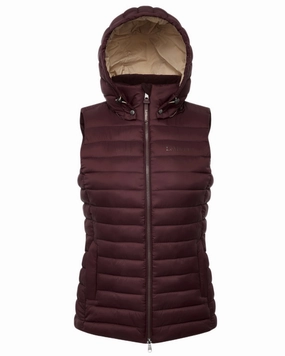 FadeResistant Print Urban Fit Look LeMieux Womens Rose Hooded Puffer Gilet