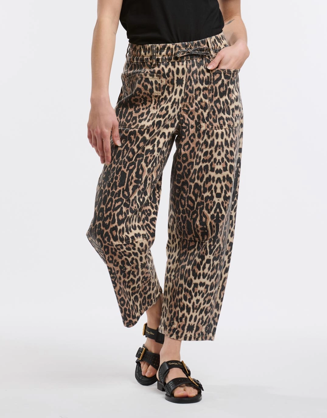 Leo Barrel Jeans - Leopard Print Traveler Gear Brunch Outfit Casual Friday