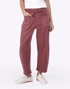 Stylish Choice Trend Design Leo Barrel Jeans - Sunset