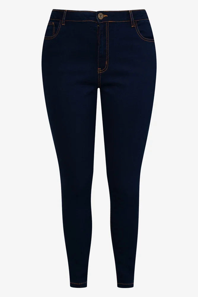 Clean Outfit Lift, Slim & Shape Skinny Denim Jeans Dark Blue