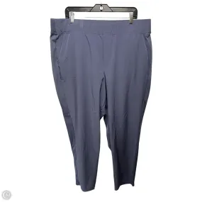Breathable back panel Ultimate Wear Athletic Pants By Rbx In Purple, Size: 2x