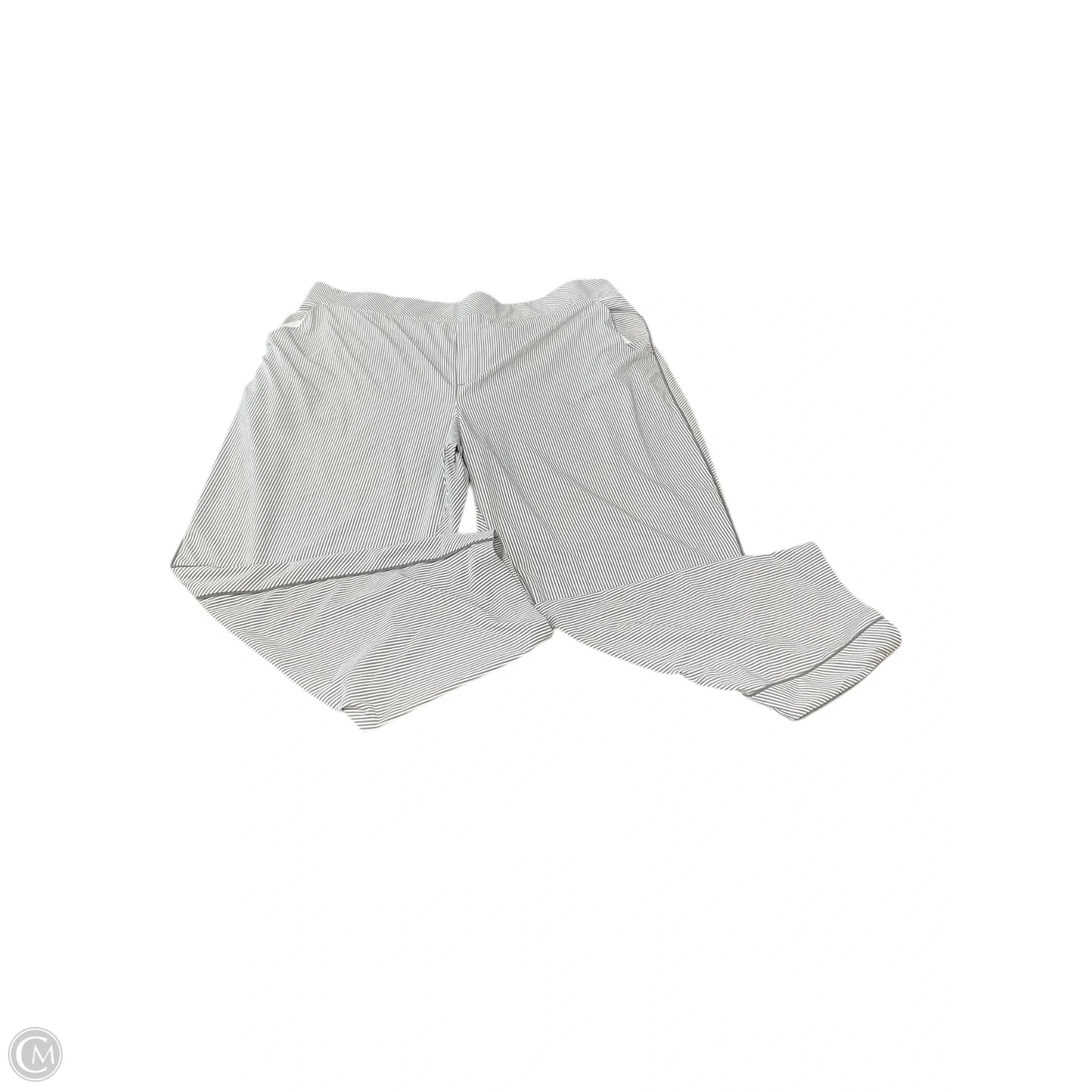 GussetedCrotch Athletic Pants By Athleta In Grey & White, Size: 3x