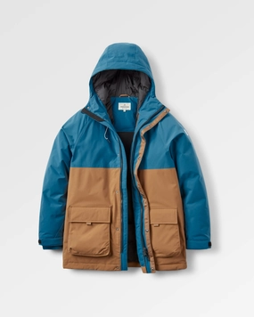 Baltic Recycled Insulated Parka - Toffee/Blue Steel Wardrobe Essential Mild Day Outfit