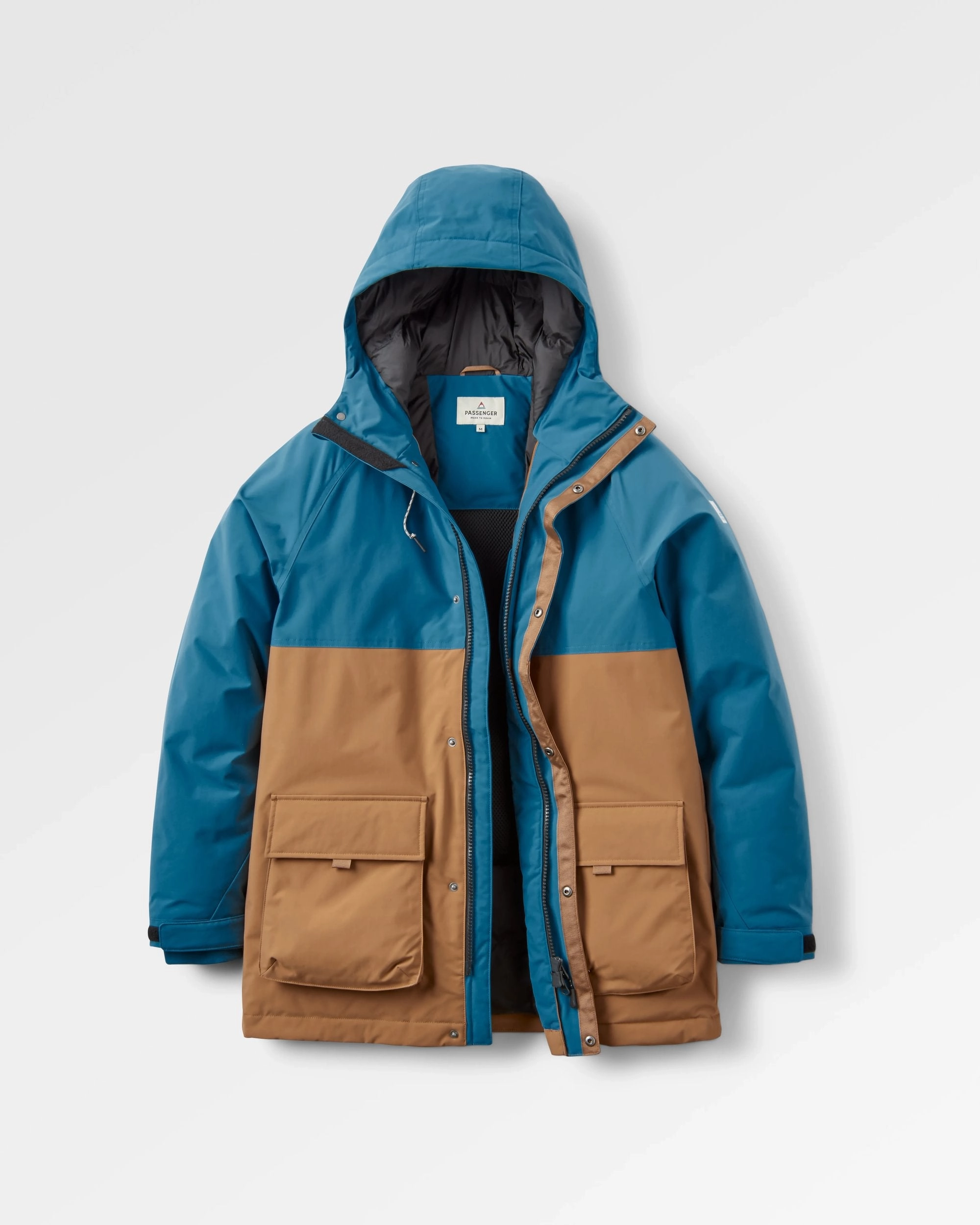 Baltic Recycled Insulated Parka - Toffee/Blue Steel Wardrobe Essential Mild Day Outfit
