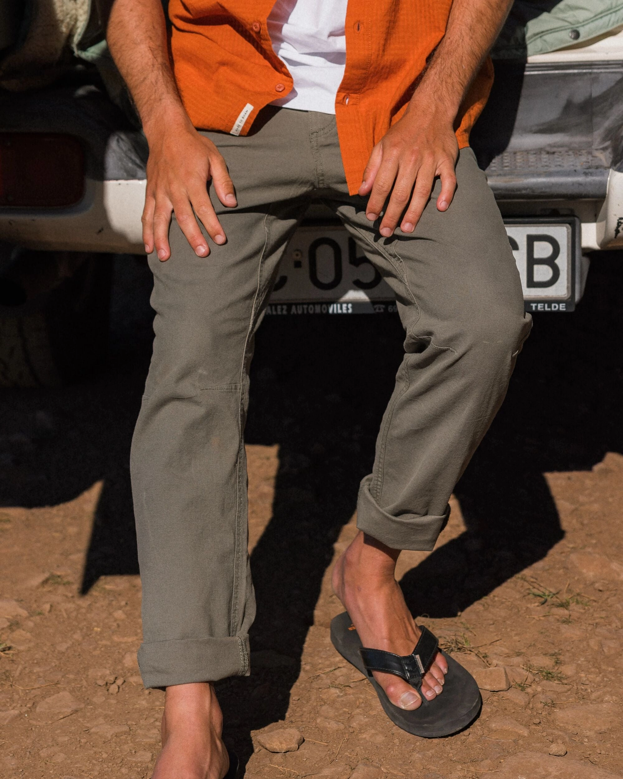 Horizon Comfort Chino - Dusty Olive Modern Layer