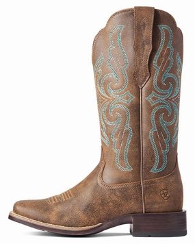 Noise Reducing Heel Ariat Womens Primera StretchFit Western Boots